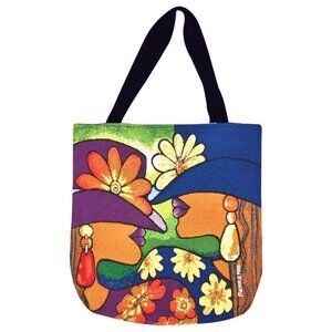 Shades Of Color "Sister Sunday" Beach Tote Travel Vacation Bag, Large